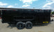 7x16 Telescopic Dump Trailer with 4ft Sides (2) 7K Axles 14k GVWR - SLE Equipment - 7