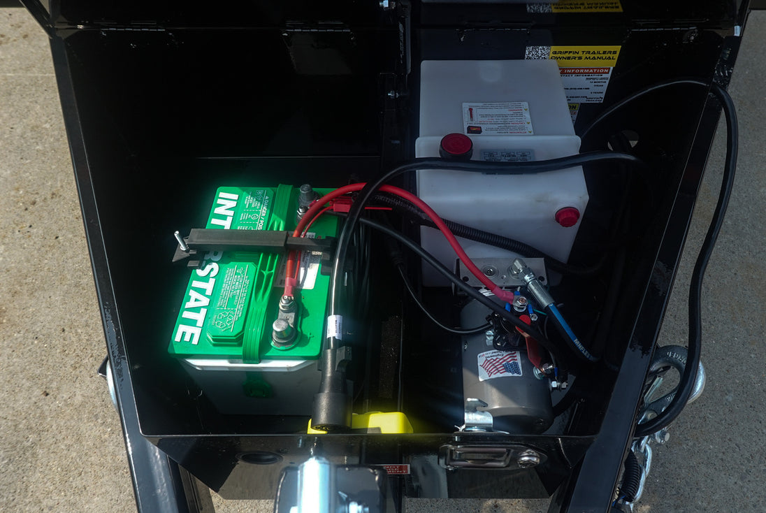 7x16 Telescopic Dump Trailer with 4ft Sides (2) 7K Axles 14k GVWR - SLE Equipment - 16