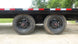 8.5x25 Gooseneck Deckover Dovetail Trailer (2) 10K Axles King Kong Ramps Left Side Tires