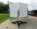 8.5x20 White Enclosed Trailer (2) 5200LB With 7 Interior Height Front