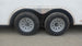 8.5x20 White Enclosed Trailer (2) 5200LB With 7 Interior Height Axles