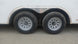 8.5x20 White Enclosed Trailer (2) 5200LB With 7 Interior Height Axles