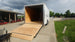 8.5x20 White Enclosed Trailer (2) 5200LB With 7 Interior Height Right Rear Ramp