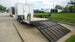 8.5' x 20' White V-Nose Hybrid Enclosed Trailer – Dual 7K Axles Rear Bi- Fold Loading Gate