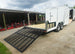 8.5' x 20' White V-Nose Hybrid Enclosed Trailer – Dual 7K Axles Rear Bi- Fold Loading Gate
