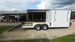 8.5' x 20' White V-Nose Hybrid Enclosed Trailer – Dual 7K Axles Right Side/ Ladder Racks