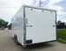 8.5x20 White Enclosed Trailer (2) 5200LB With 7 Interior Height Left Rear
