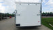 8.5x20 White Enclosed Trailer (2) 5200LB With 7 Interior Height Rear