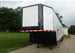 8.5x42 White With Black Out Trim Gooseneck King Pin Fifth Wheel Enclosed Trailer (3) 8K Front Left View