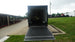 8.5x42 White With Black Out Trim Gooseneck King Pin Fifth Wheel Enclosed Trailer (3) 8K Rear Ramp