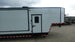 8.5x42 White With Black Out Trim Gooseneck King Pin Fifth Wheel Enclosed Trailer (3) 8K Right Side RV Door