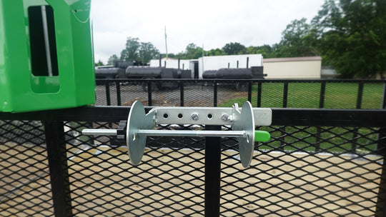 7x20 Black Hybrid Enclosed Trailer ATP Floor (2) 7K Axles String Holder