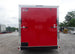 7x16 Red V - Nose Enclosed Trailer (2) 3,500lb Axles 7ft Interior - SLE Equipment - 8