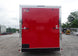 7x16 Red V - Nose Enclosed Trailer (2) 3,500lb Axles 7ft Interior - SLE Equipment - 8