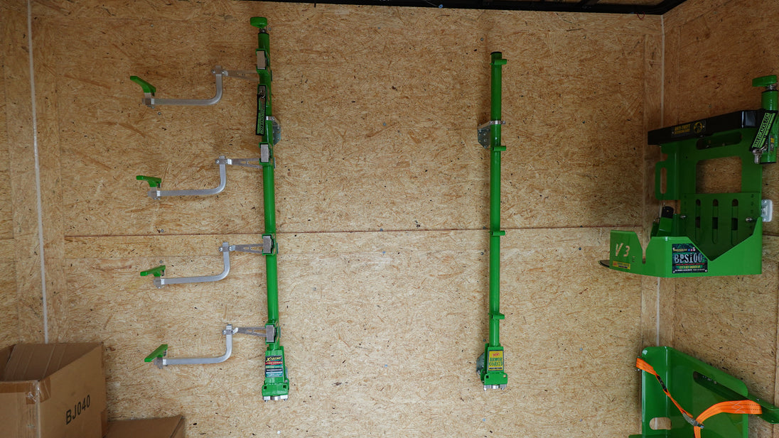 7x20 Black Hybrid Enclosed Trailer ATP Floor (2) 7K Axles Inside Trimmer Rack