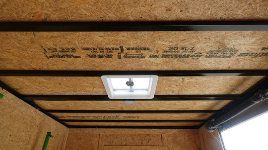 7x20 Black Hybrid Enclosed Trailer ATP Floor (2) 7K Axles Roof Air Vent