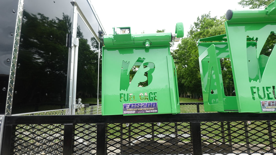 7x20 Black Hybrid Enclosed Trailer ATP Floor (2) 7K Axles Gas Rack2.5 Gallon