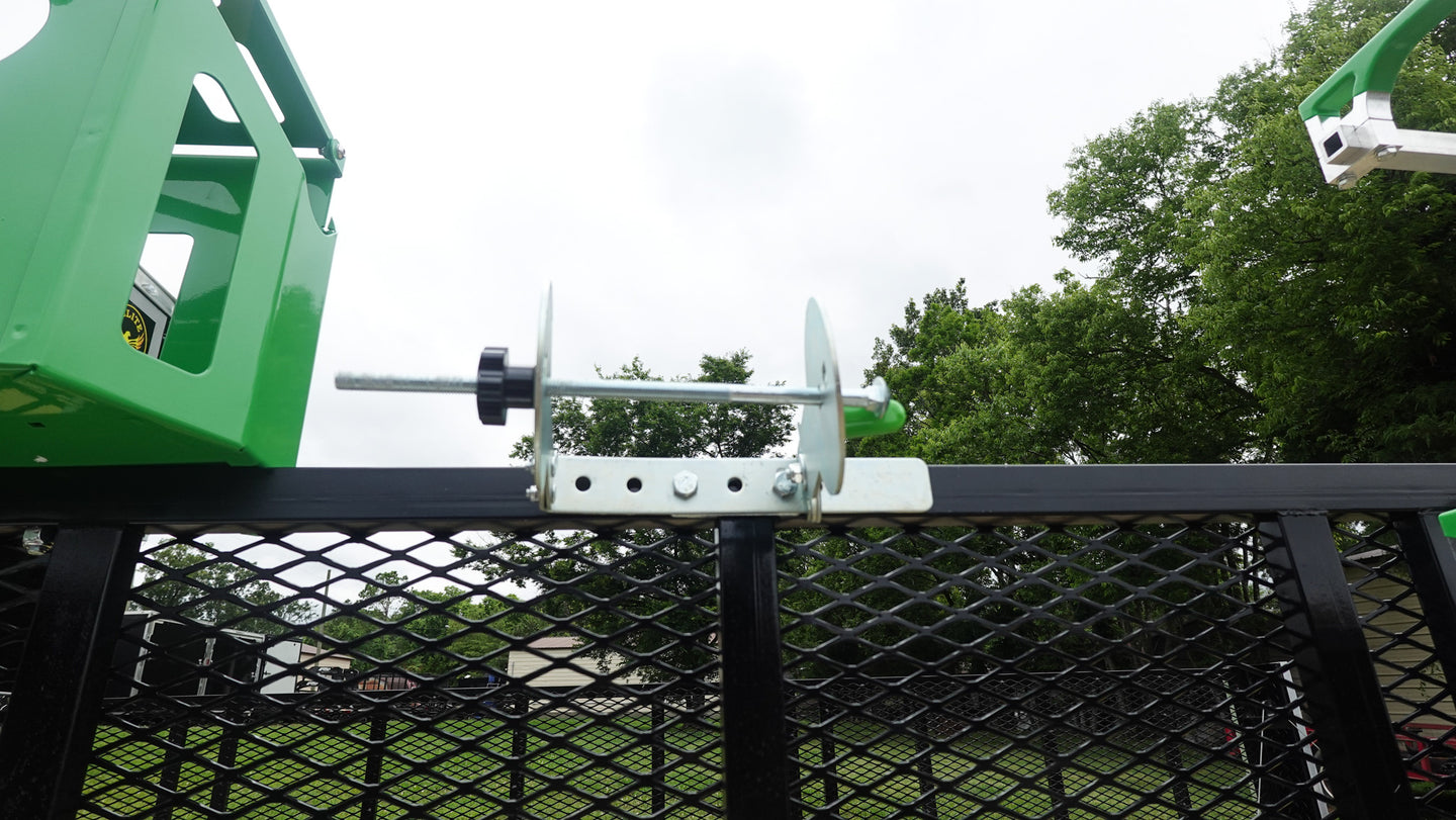 7x20 Black Hybrid Enclosed Trailer ATP Floor (2) 7K Axles String Holder