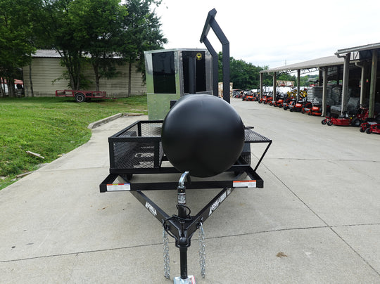 330 GAL Smoker Single Door With CounterWeight with Double Racks Front