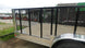 7x20 Black Hybrid Enclosed Trailer ATP Floor (2) 7K Axles Mesh Siding
