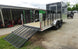 7x20 Black Hybrid Enclosed Trailer ATP Floor (2) 7K Axles Right Rear