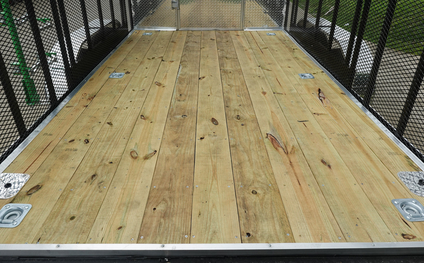 7x20 Black Hybrid Enclosed Trailer ATP Floor (2) 7K Axles Utility Deck 