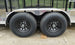 7x20 Black Hybrid Enclosed Trailer ATP Floor (2) 7K Axles 