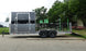 7x20 Black Hybrid Enclosed Trailer ATP Floor (2) 7K Axles Left Side