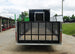 7x20 Black Hybrid Enclosed Trailer ATP Floor (2) 7K Axles Rear Gate Closed