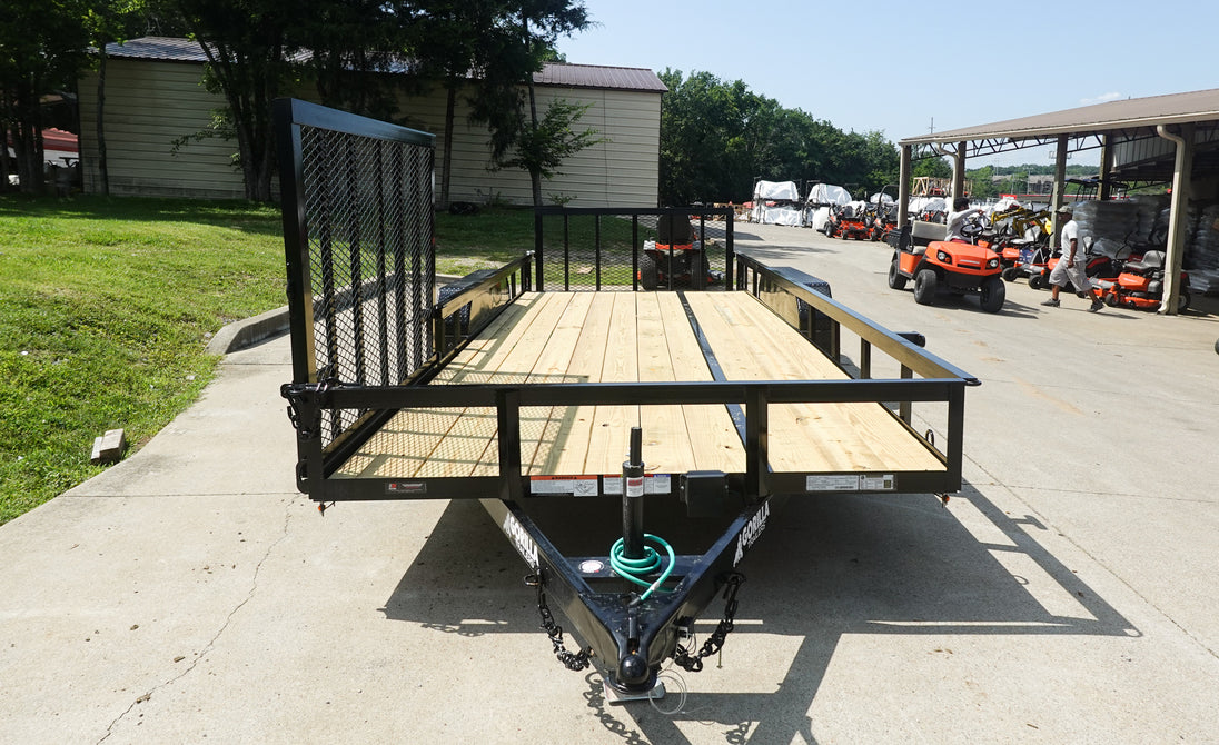 7x20 Dovetail Utility Trailer with Side Gate (2) 3,500lb Axles 7K GVWR - SLE Equipment - 2
