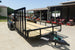 7x20 Dovetail Utility Trailer with Side Gate (2) 3,500lb Axles 7K GVWR - SLE Equipment - 4