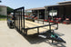 7x20 Dovetail Utility Trailer with Side Gate (2) 3,500lb Axles 7K GVWR - SLE Equipment - 4