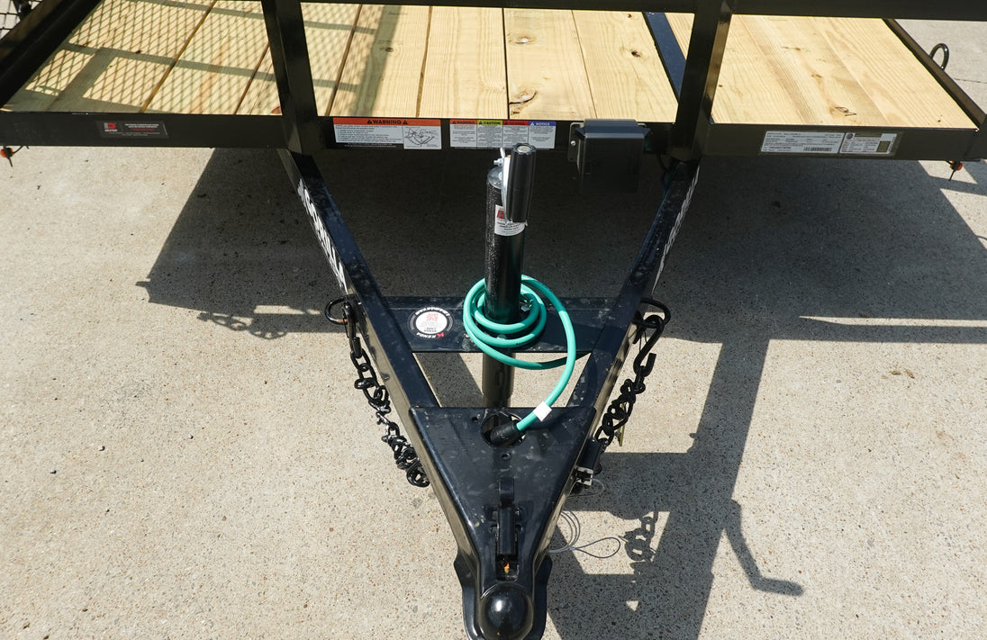 7x20 Dovetail Utility Trailer with Side Gate (2) 3,500lb Axles 7K GVWR - SLE Equipment - 17