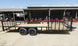 7x20 Dovetail Utility Trailer with Side Gate (2) 3,500lb Axles 7K GVWR - SLE Equipment - 1