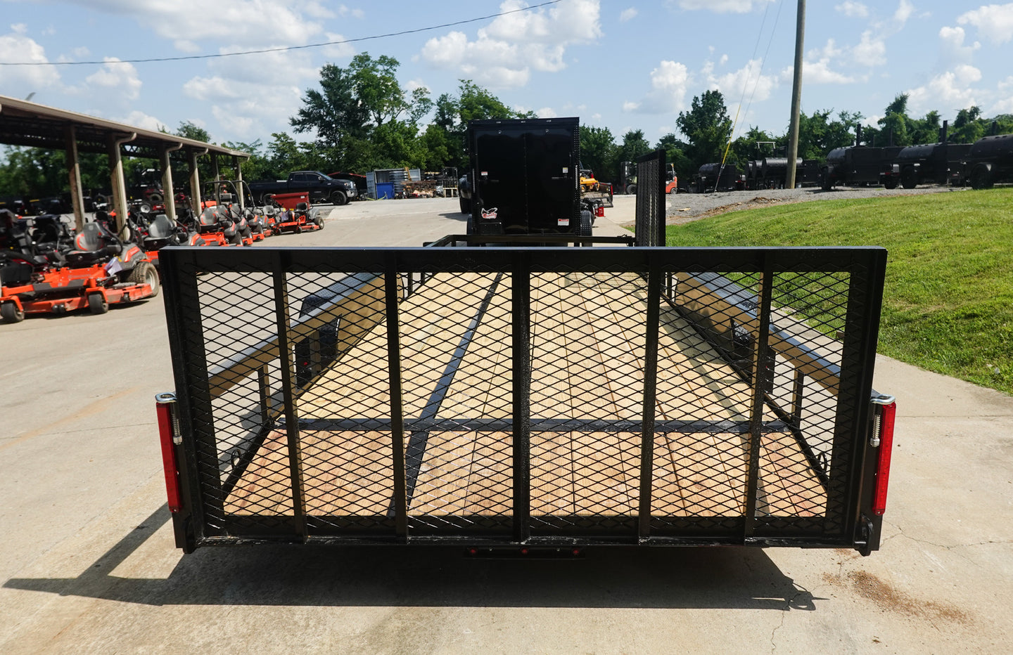 7x20 Dovetail Utility Trailer with Side Gate (2) 3,500lb Axles 7K GVWR - SLE Equipment - 6