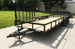 7x20 Dovetail Utility Trailer with Side Gate (2) 3,500lb Axles 7K GVWR - SLE Equipment - 9