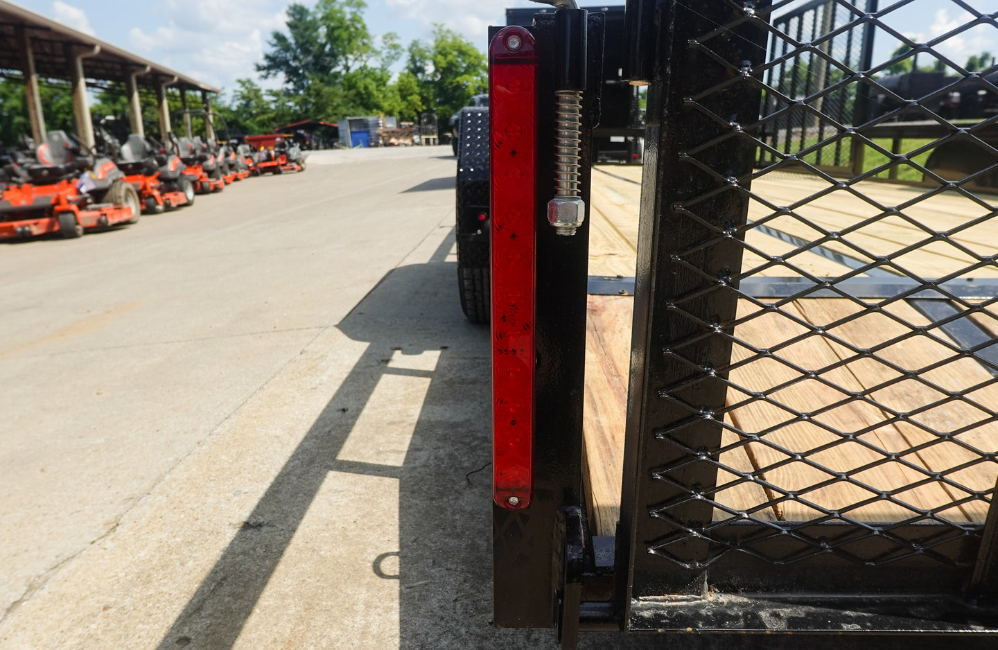 7x20 Dovetail Utility Trailer with Side Gate (2) 3,500lb Axles 7K GVWR - SLE Equipment - 19