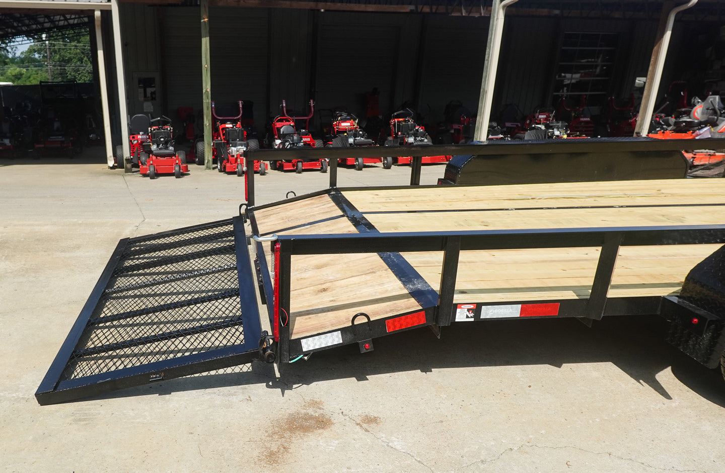 7x20 Dovetail Utility Trailer with Side Gate (2) 3,500lb Axles 7K GVWR - SLE Equipment - 13