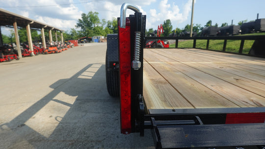 6.4x12 Straight Deck Utility Trailer 3,500lb Axles Tall Gate - SLE Equipment - 12
