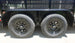 7X16 Dovetail Utility Trailer 2ft Mesh (2) 3500lb Axles Fenders and Tires