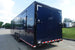 8.5X36 Indigo Blue With Black Out Enclosed Trailer With Escape Doors E Track Floor (3) 7K Axles 21K GVWR Rear Left