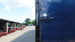 8.5X36 Indigo Blue With Black Out Enclosed Trailer With Escape Doors E Track Floor (3) 7K Axles 21K GVWR LED Brake Light