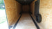 8.5X36 Indigo Blue With Black Out Enclosed Trailer With Escape Doors E Track Floor (3) 7K Axles 21K GVWR Inside Rear
