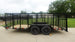 6.4x16 Dovetail Utility Trailer with 4ft Mesh Side (2) 3,500lb Axles - SLE Equipment - 8