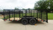 6.4x16 Dovetail Utility Trailer with 4ft Mesh Side (2) 3,500lb Axles - SLE Equipment - 8