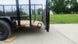 6.4x16 Dovetail Utility Trailer with 4ft Mesh Side (2) 3,500lb Axles - SLE Equipment - 13