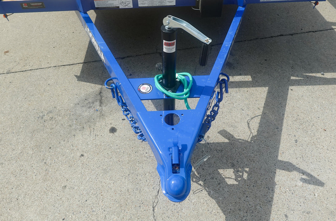 6.4x14 Straight Deck Off Road ATV/UTV Utility Trailer (2) 3,500lb Axles - SLE Equipment - 24