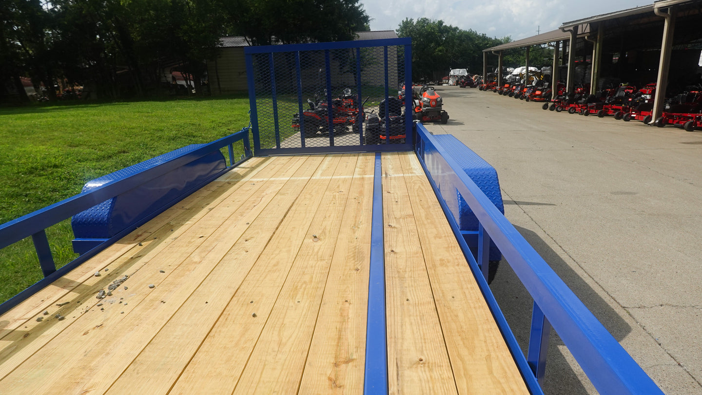 6.4x14 Straight Deck Off Road ATV/UTV Utility Trailer (2) 3,500lb Axles - SLE Equipment - 25