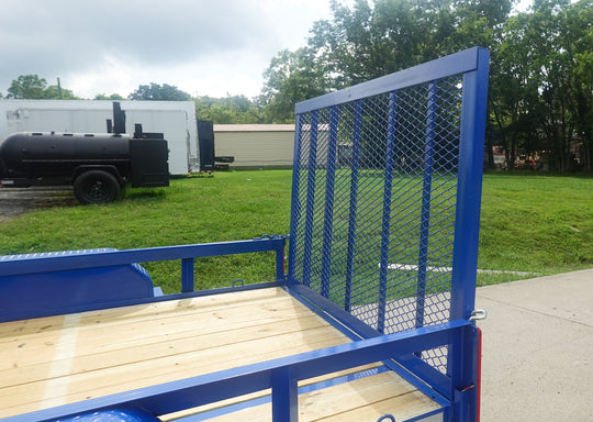 6.4x14 Straight Deck Off Road ATV/UTV Utility Trailer (2) 3,500lb Axles - SLE Equipment - 27