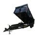 7x14 Hydraulic Dump Trailer 3ft Sides Powder Coated 2 - 7k Axles GVWR 14K - SLE Equipment - 1
